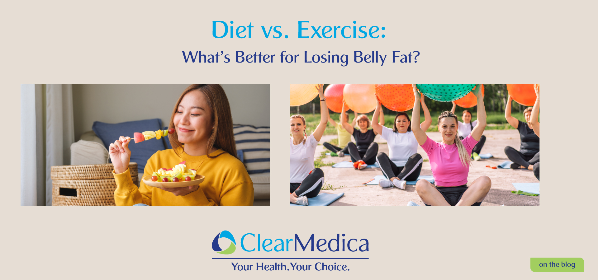 Is diet or exercise more important for losing belly fat?